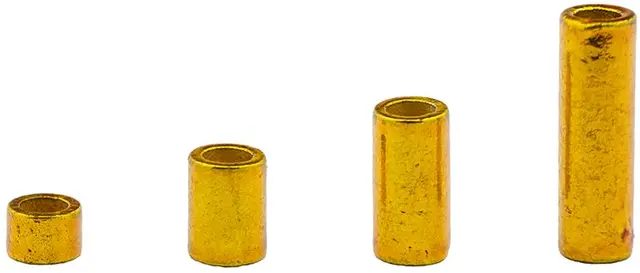 FF Balance Tungsten Tubes Old Gold 2mm FutureFly 