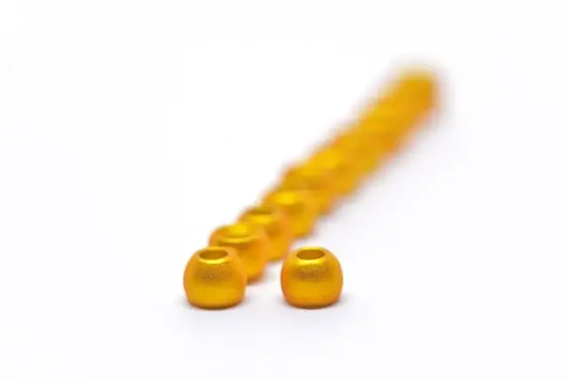FF Brass Beads 5mm - Mat.Met. Yellow FutureFly 