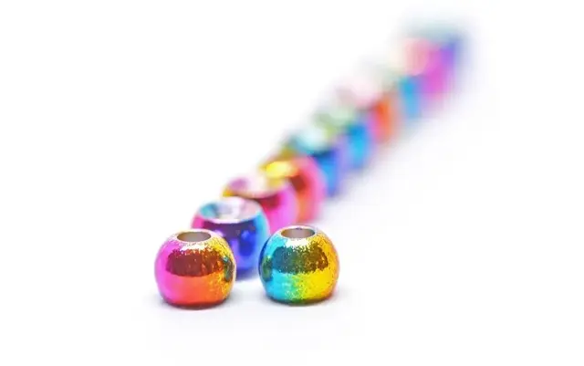 FF Brass Beads 4mm - Rainbow FutureFly 