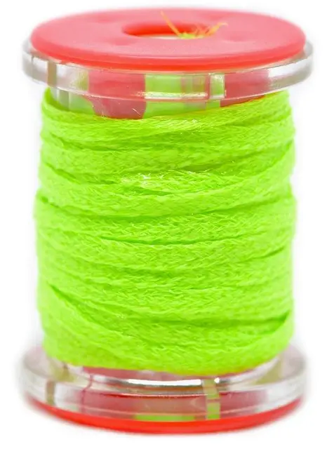 FF Metallic Flatbraid Mach 2 Fl. Green Holo 