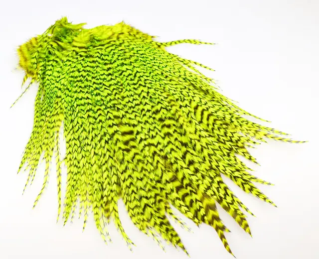 FF Freshwater Rooster saddle Copper Oliv FutureFly Grizzly tupphals 