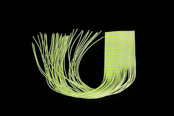 Round Rubberlegs - Cream/Neon Yellow FutureFly 