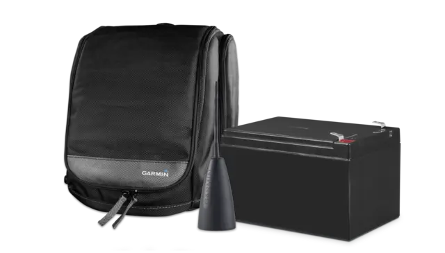 Garmin STRIKER™ Plus 4-isfiskepaket Ekolod /GPS m/ batteri 