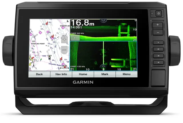 Garmin ECHOMAP™ UHD 72sv med/ GT56UHD-TM-svinger 