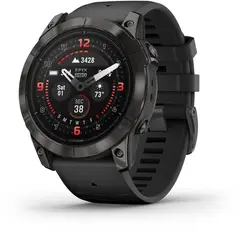 Garmin epix Pro Gen 2 Sapphire Edt 51mm Karbongrå DLC-titan med sort rem
