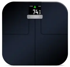 Garmin Index S2 Smart Scale Sort Smartvekt med trådløse funksjoner