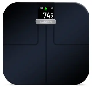 Garmin Index S2 Smart Scale Sort Smartvekt med trådløse funksjoner