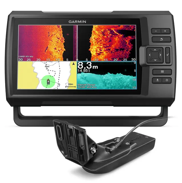 Garmin Striker Vivid 9sv GT52HW-TM 9" fargeskjerm og GT52-TM-svinger 