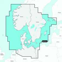 Garmin Maritime kart Skagerrak EU645L Garmin Navionics+ verdensledende sjøkart