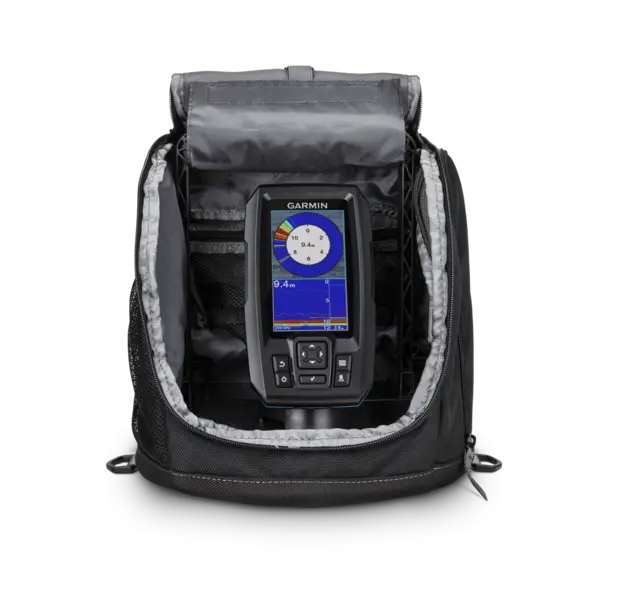 Garmin STRIKER™ Plus 4-isfiskepaket Ekolod /GPS m/ batteri 