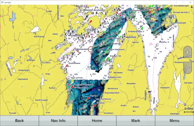 Garmin BlueChart® G3 Oslo-Skagerak-Haug HXEU041R MicroSD SD-kort 