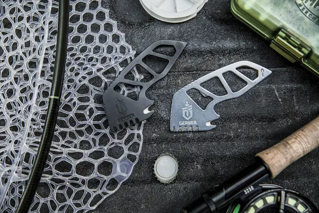 Gerber Gutsy Gut Scoop Scaler Silver Fjällskrapare med buköppnare 