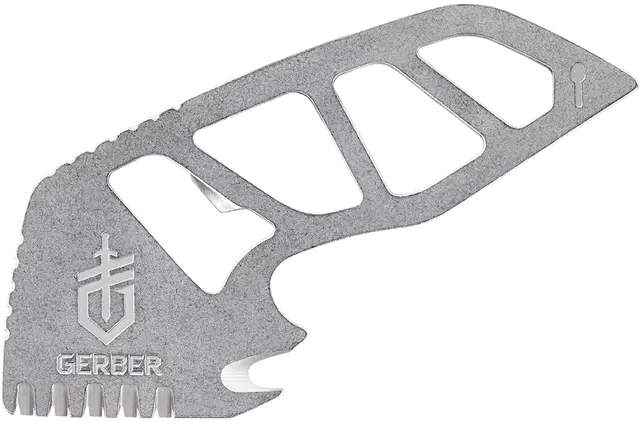 Gerber Gutsy Gut Scoop Scaler Silver Fjällskrapare med buköppnare 