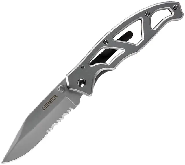 Gerber Parafrånme I Serrated Edge Clam Livstidsgaranti - fällkniv 