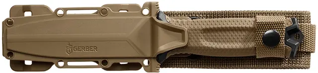 Gerber Strongarm Coyote Serrated Högkvalitets 420HC stål och säkert grepp 