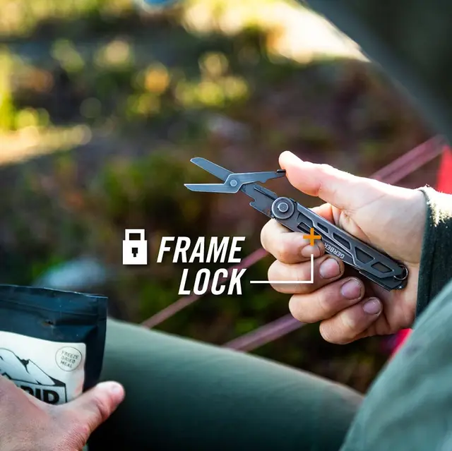 Gerber ArmBar Slim Cut Onyx Multiverktyg med 4 funktioner, 71g 