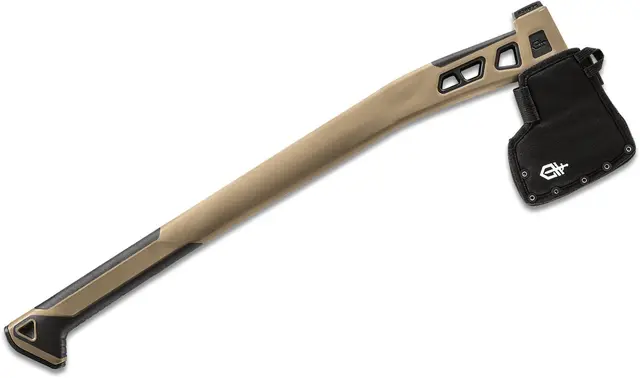 Gerber Bushcraft Axe Coyote Brown Multifunktions buschcraft yxa på 66,7cm 