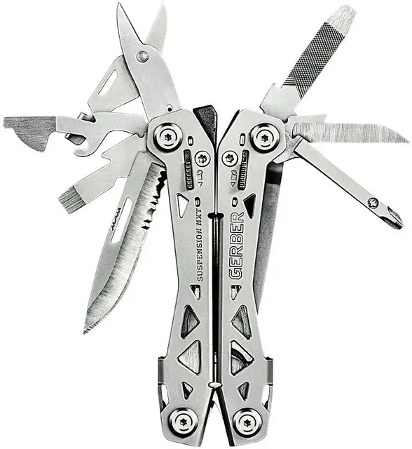 Gerber Suspension NXT Compact Multiverktyg, 15 Verktyg, Vikt 190g 