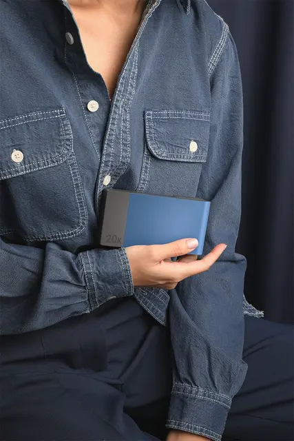 GP Powerbank M2 Blue 20000 mAh, 22,5 W laddningshastighet 