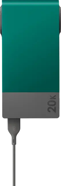 GP Powerbank M2 Green 20000 mAh, 22,5 W laddningshastighet 