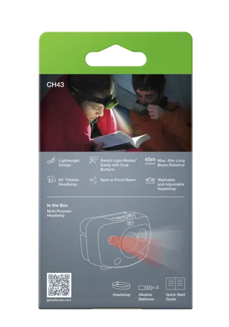 GP CH43 Discovery  Hodelykt 150 Lumen 