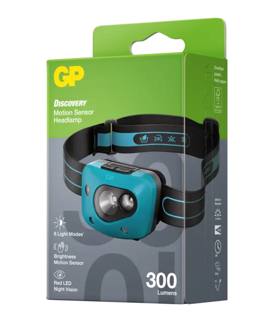 GP CH44 Discovery  Hodelykt 300 Lumen 