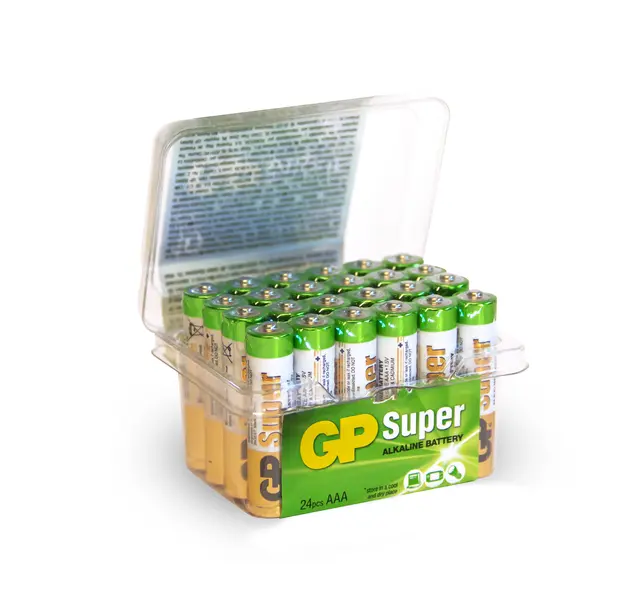 GP Super Alkaline AAA-batteri 24-pack 