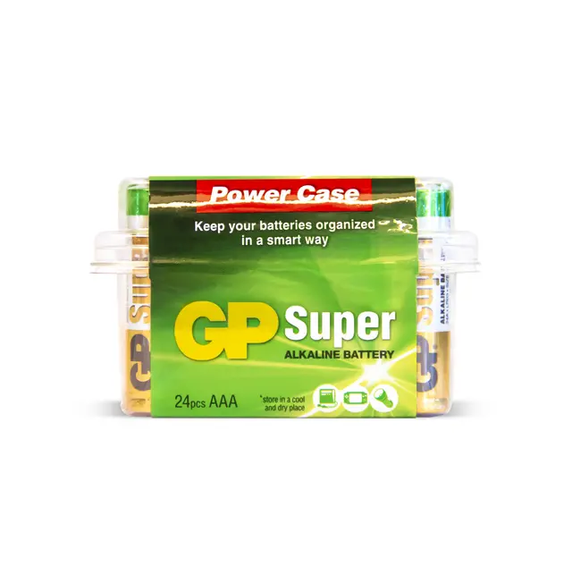 GP Super Alkaline AAA-batteri 24-pack 