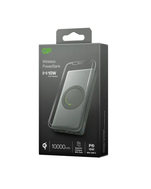 GP PowerBank 10000mAh / 10W, Q10A, Grå 