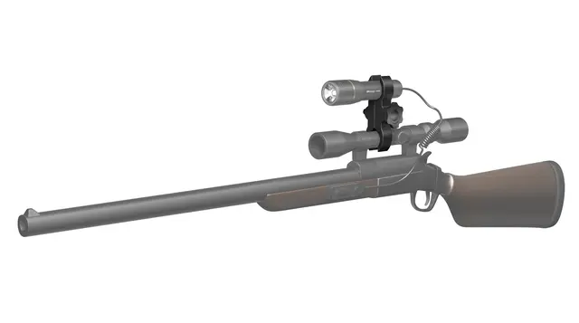 GP Design Jakttilbehør-sett AK02 Våpenfeste, Fjernbryter, Lommelykt 