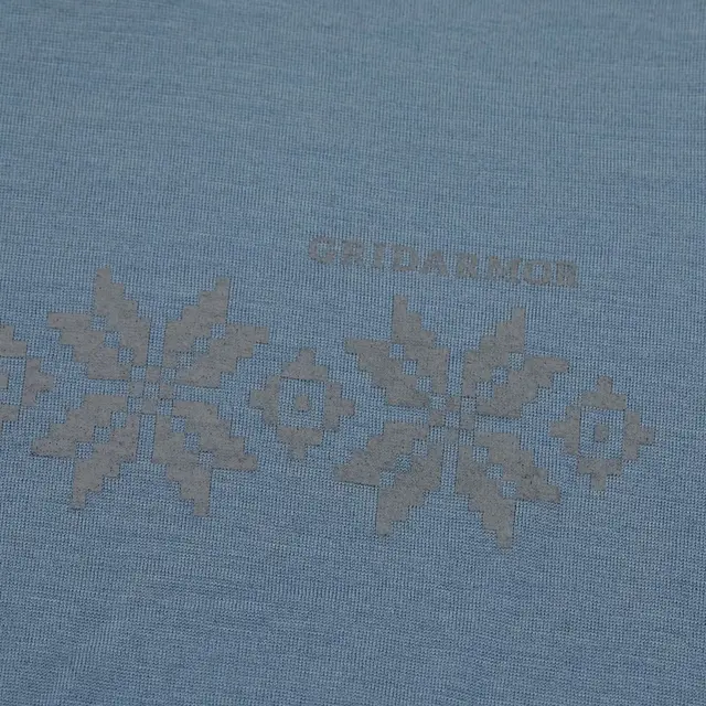 Gridarmor Larsnes Merino T-skjorte W L Blue Shadow 