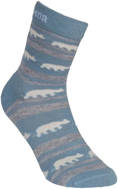 Gridarmor Striped Bear Merinosocks 36-39 Blue Shadow 