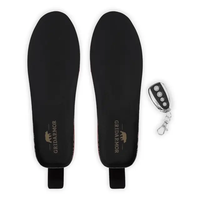 Gridarmor Heat Soles Black S/M Elektriske varmesåler med fjernstyring 