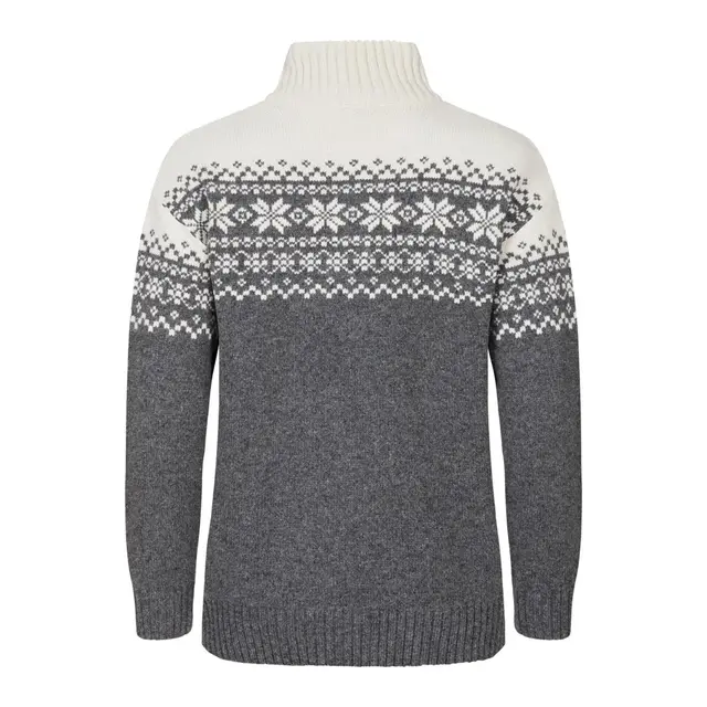 Gridarmor Snøkrystall Half Zip Ullgenser Melange S 