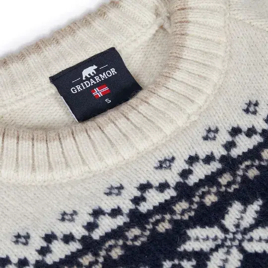 Gridarmor Snøkrystall Round Neck Marine blue S 