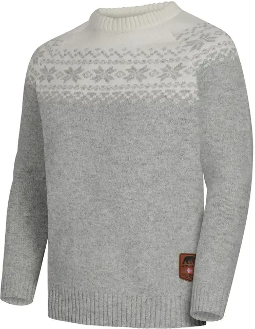 Gridarmor Snøkrystall Rn Ullgenser M L Lt. grey/white 
