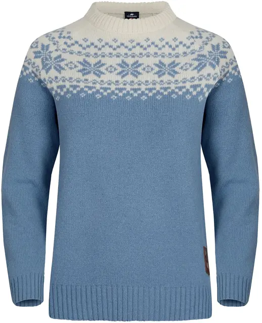 Gridarmor Snøkrystall Rn Ullgenser W M Lt. blue/white 