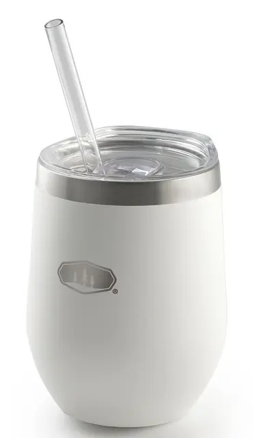 GSI Glacier SS Tumbler White Solid Coctailglass med isolasjon 