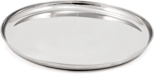 GSI Glacier Stainless plate Solid talrik av rostfritt stål 