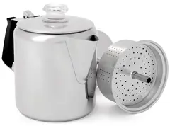 GSI Glacier 6 cup Perculator i stål Solid og stilig rustfri perkulator