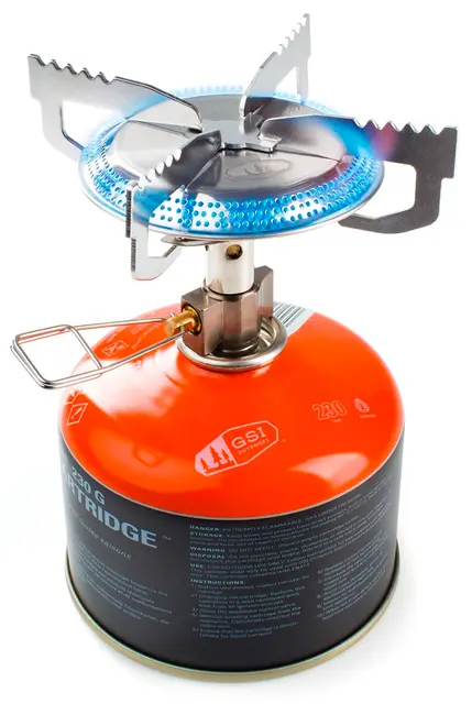 GSI Glacier Camp Stove Kraftig boxmonterad gasbrännare 