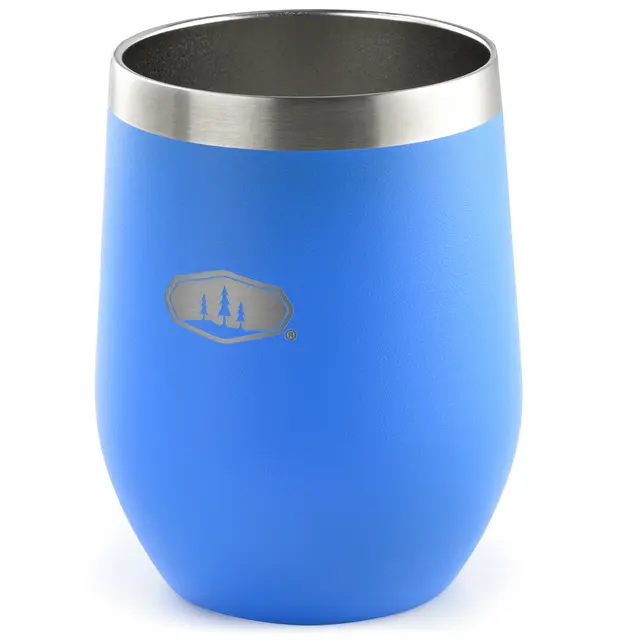 GSI Glacier SS Tumbler Blue Aster Solid Coctailglass med isolasjon 