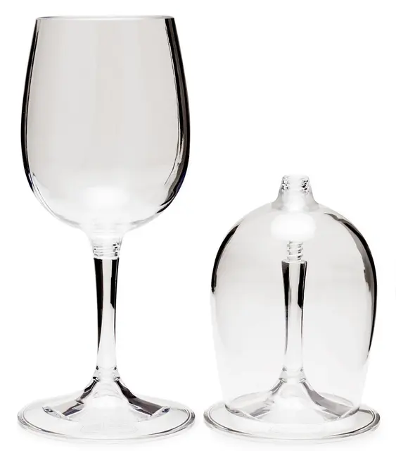 GSI Nesting Wine Glass set 2-pack - Vinglas i BPA-fri copolyester 