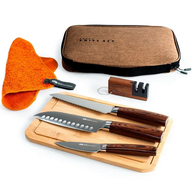 GSI Rakau Knife set Praktiskt knivset täcker de flesta behov 