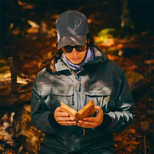 Guideline Lærdal jacka S Dam, Algae Green/Charcoal 