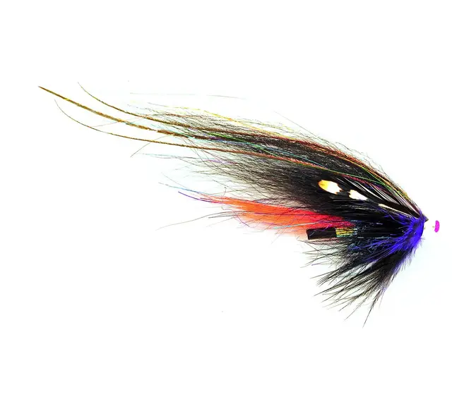 Black & Silver Blue - 6cm Köp 12 flugor och få en gratis flugask 