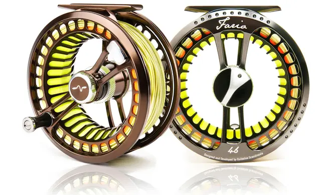 Guideline Fario LW #6-8 Anthracite Flugrulle - Vänstervev 