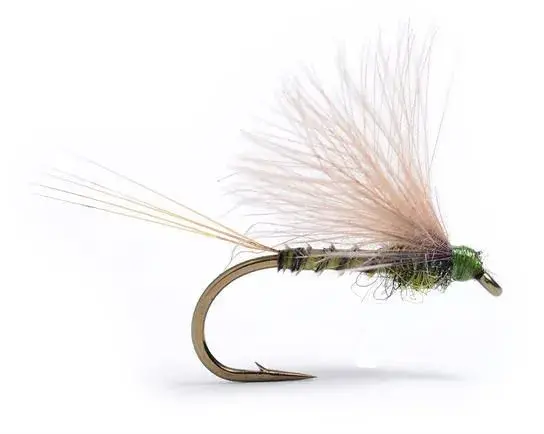 Cdc Biot Dun Emerger Dark Olive #18 Köp 12 flugor och få en gratis flugask 