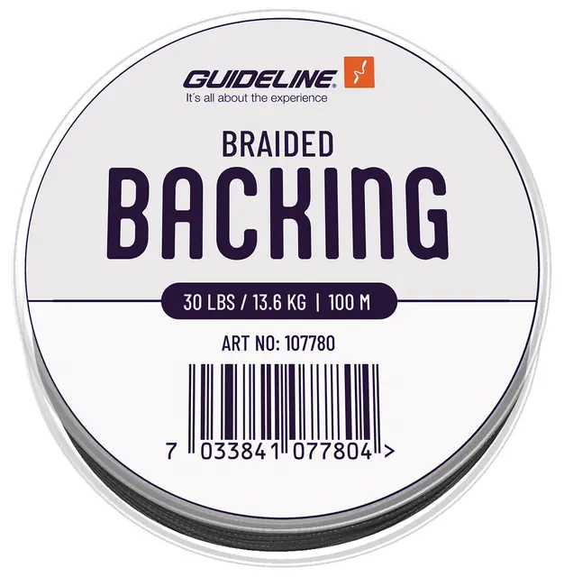 Guideline Braided Backing Black 30 lbs 100m 