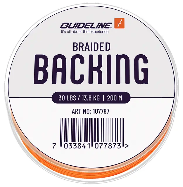 Guideline Braided Backing Orange 30 lbs 200m 